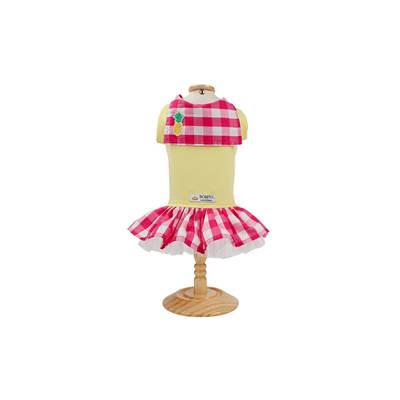 Vestido Bonito pra Cachorro Frutinhas Abacaxi para Cães M