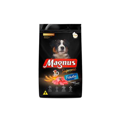 Ração Magnus Supreme para Cães Filhotes sabor Frango e Cereais 10,1kg