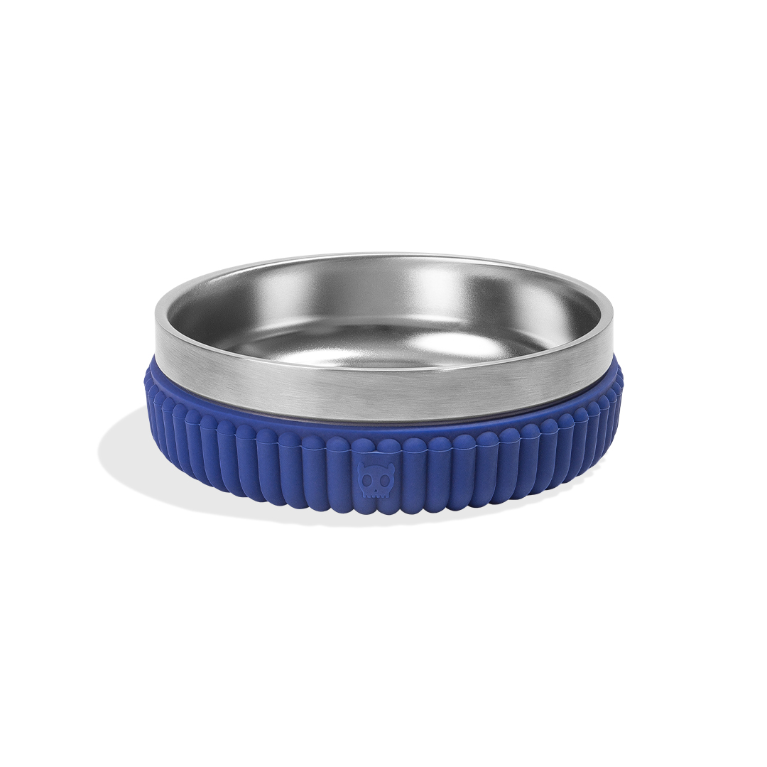 Comedouro para Cachorros Tuff Bowl Stripes Blue
