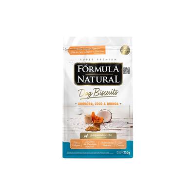 Biscoito Fórmula Natural Dog Biscuits para Cães Adultos de Pequeno Porte sabor Abóbora 250g