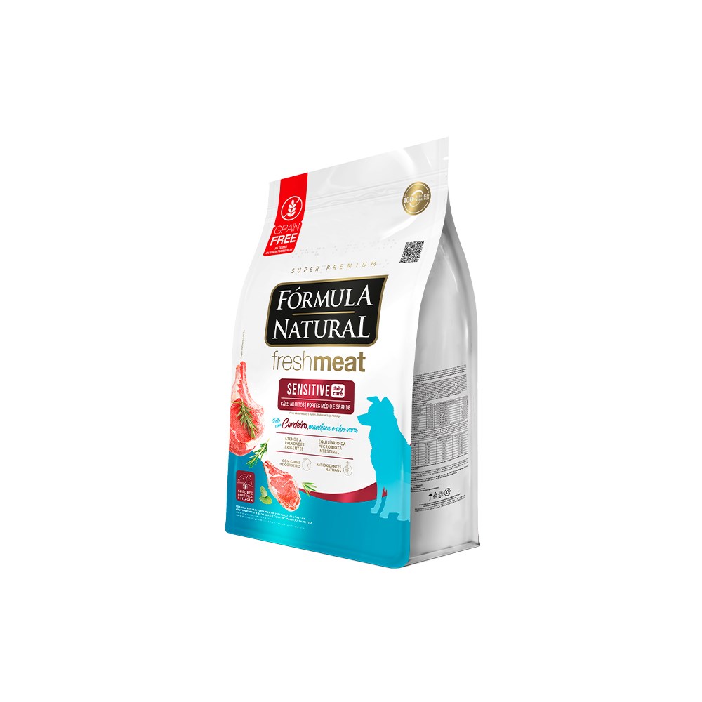 Ração Fórmula Natural Fresh Meat Sensitive para Cães Adultos de Médio e Grande Porte