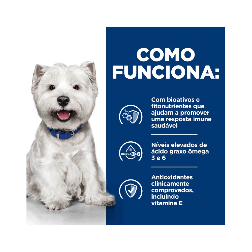 Ração Hill's Prescription Diet para Cães Adultos Pedaços Pequenos -  Cuidados da Pele 