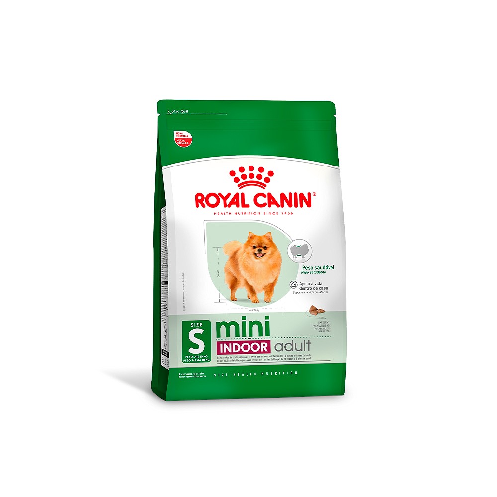 Ração Royal Canin Mini Indoor Adult para Cães Adultos de Porte