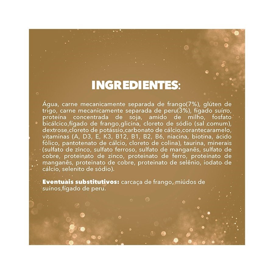 Ração Fancy Feast Sachê para Gatos Adultos sabor Casserole Frango & Peru