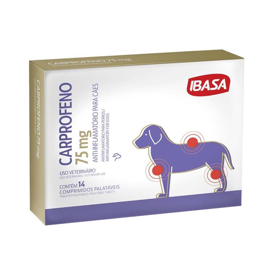 Anti-inflamatório Carprofeno para Cães