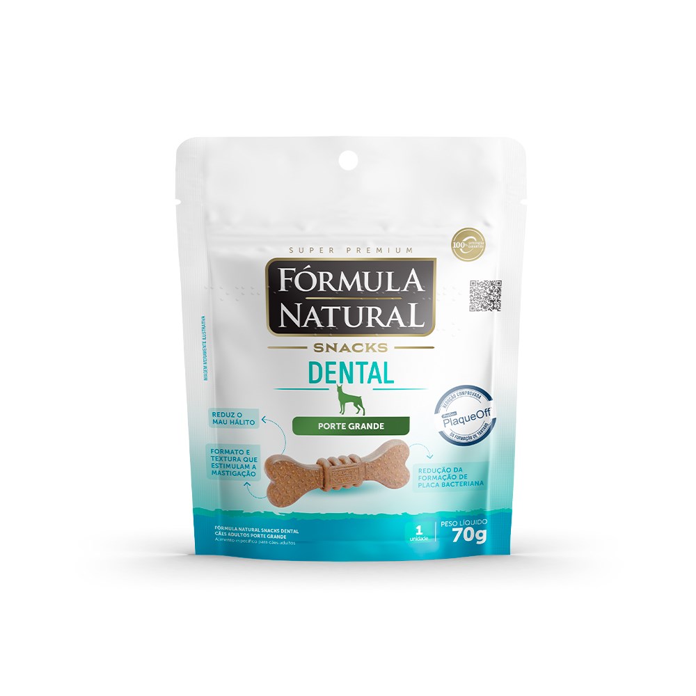 Snack Dental Fórmula Natural Grande para Cães