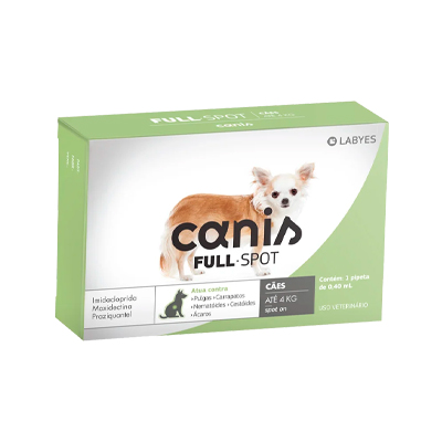 Canis Fullspot - 1Kg até 4,9Kg 1 pipeta