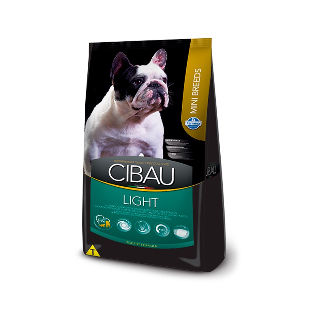 Ração Cibau Mini Breeds Light para Cães Adultos de Raças Pequenas