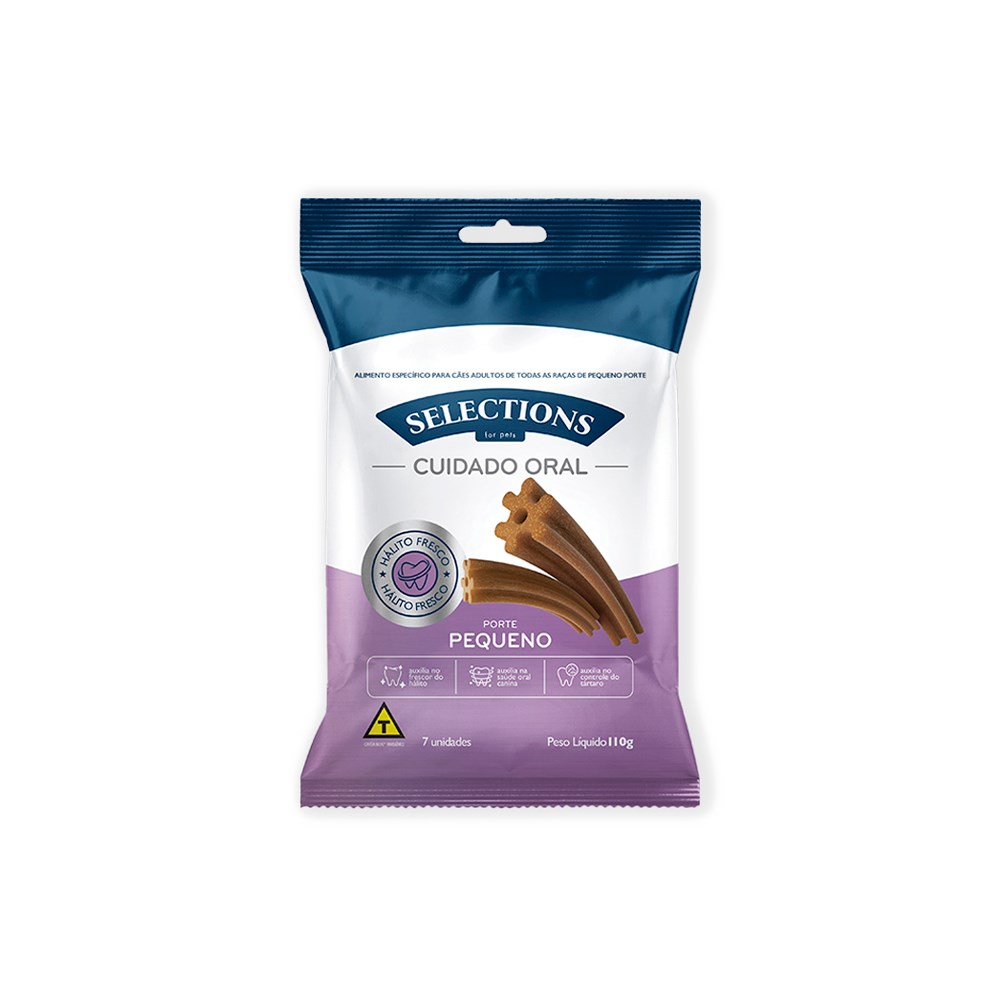 Snack Selections Cuidado Oral Porte Pequeno para Cães | Zee.Now