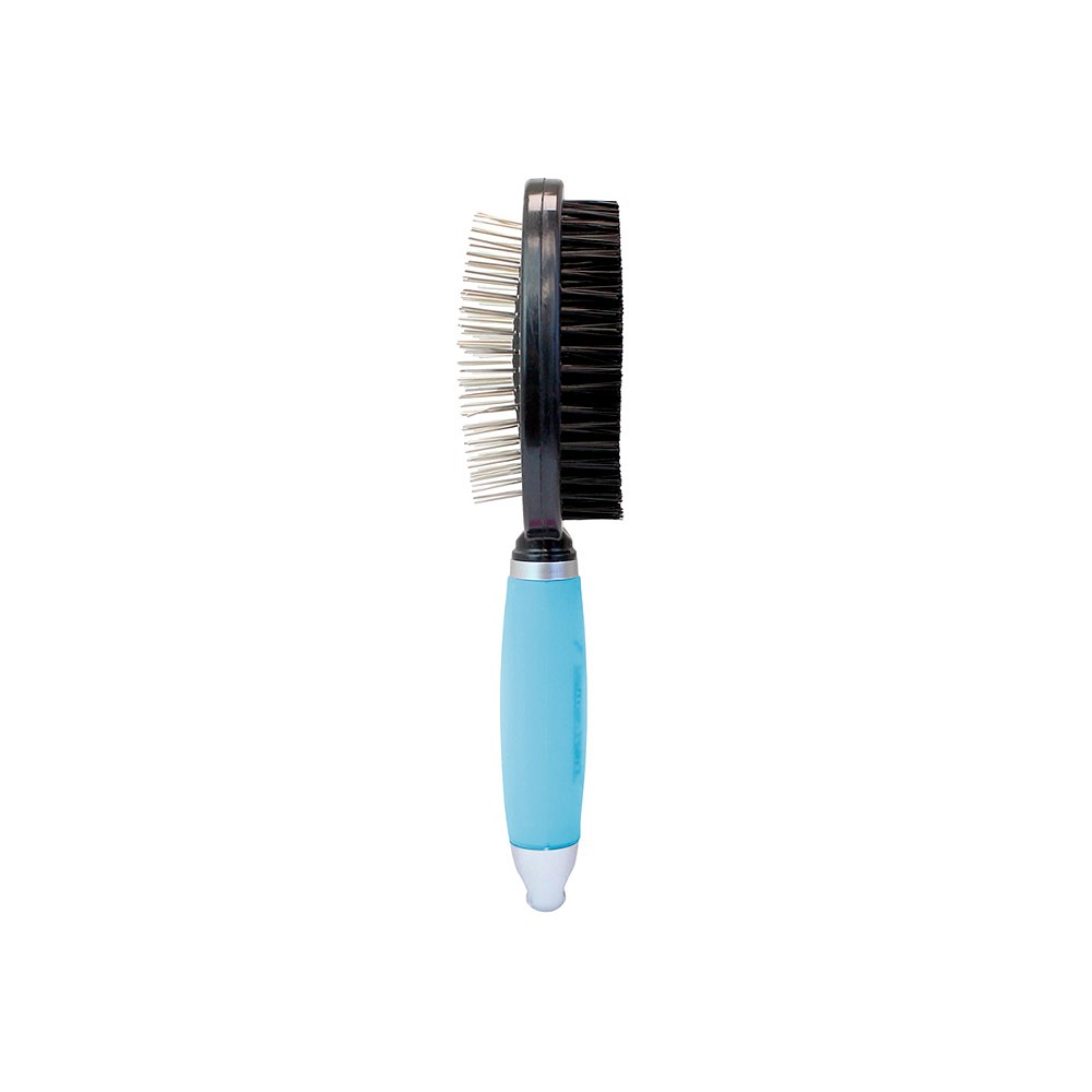 Escova Dupla Germanhart Gel Azul para Cães