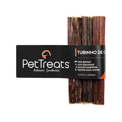 Osso PetTreats Tubinho de Carne para Cães 1 unidade