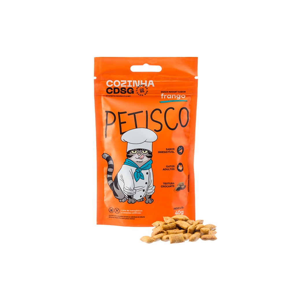 Snack Nugget Cansei de Ser Gato sabor Frango