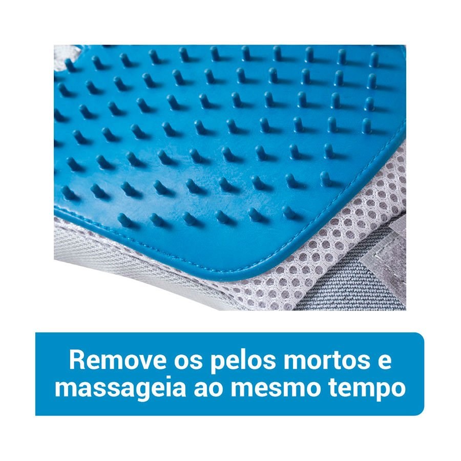 Luva Tira Pelos para Cães e Gatos - Cores Sortidas