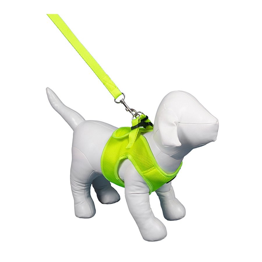 Peitoral Urban Puppy Aerado Amarelo para Cães