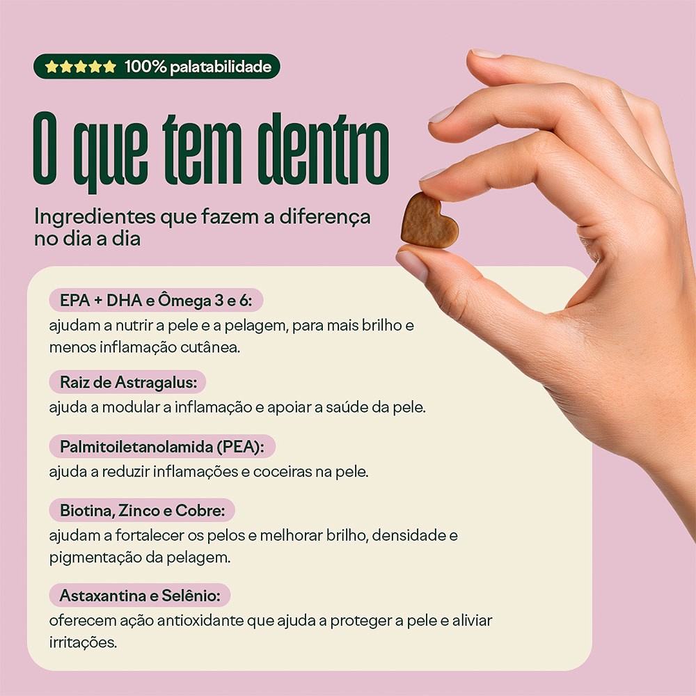 Suplemento Wigow Pele e Pelagem para Cães