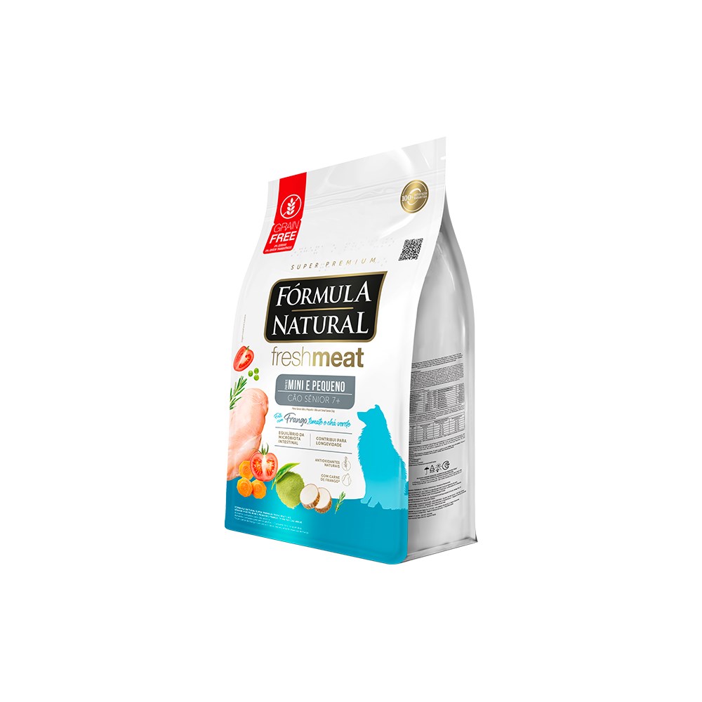 Ração Fórmula Natural Fresh Meat para Cães Sênior de Porte Mini e Pequeno
