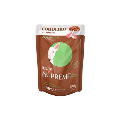 Ração Úmida Quatree Supreme para Cães Adultos Sabor Cordeiro 