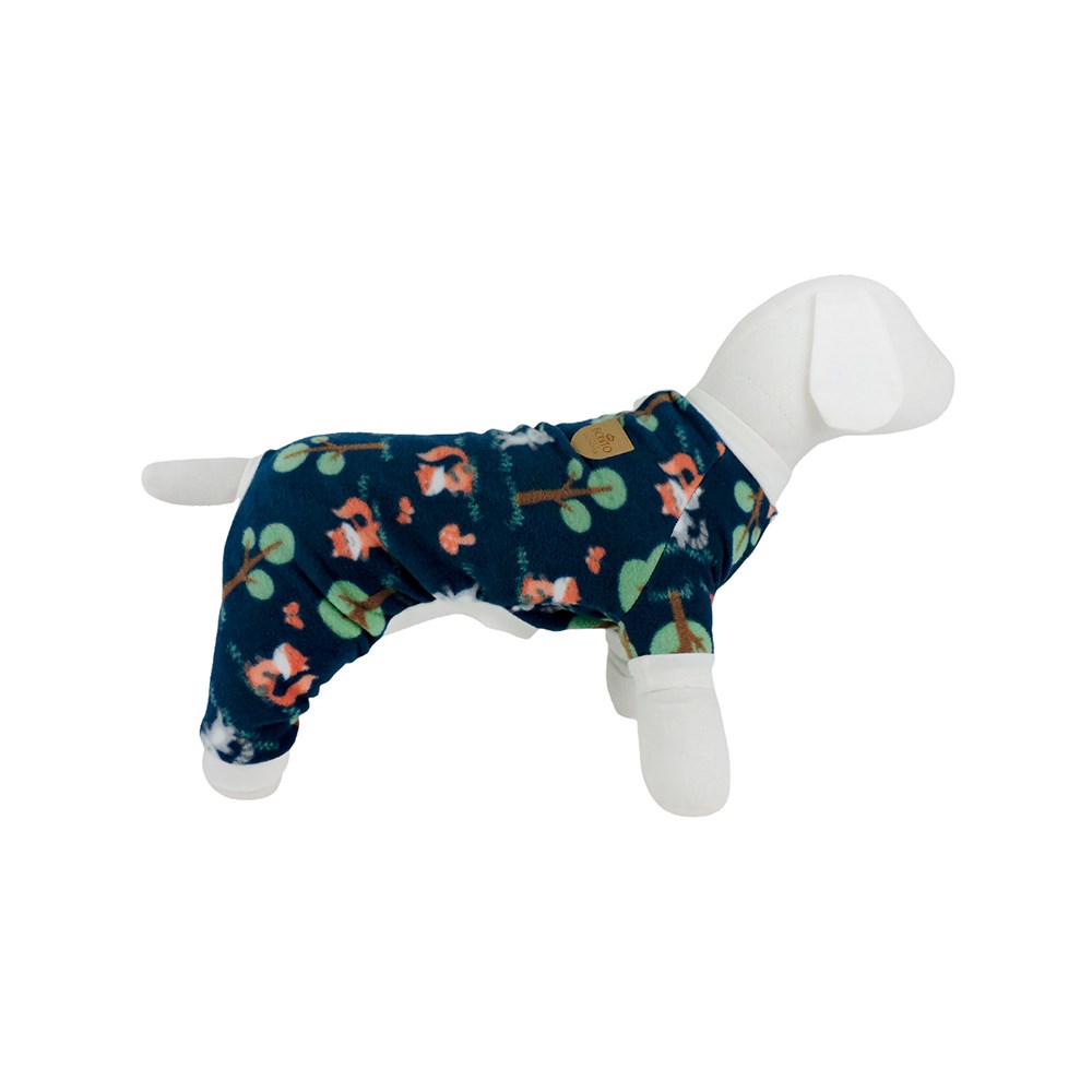 Macacão Bonito pra Cachorro Soft Raposa Marinho para Cães