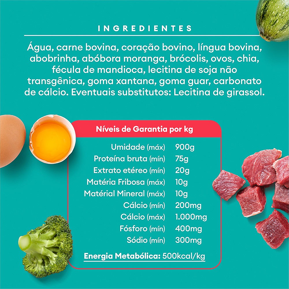 Sachê Natural Pet Delícia Ragu de Carne com Legumes para Cães