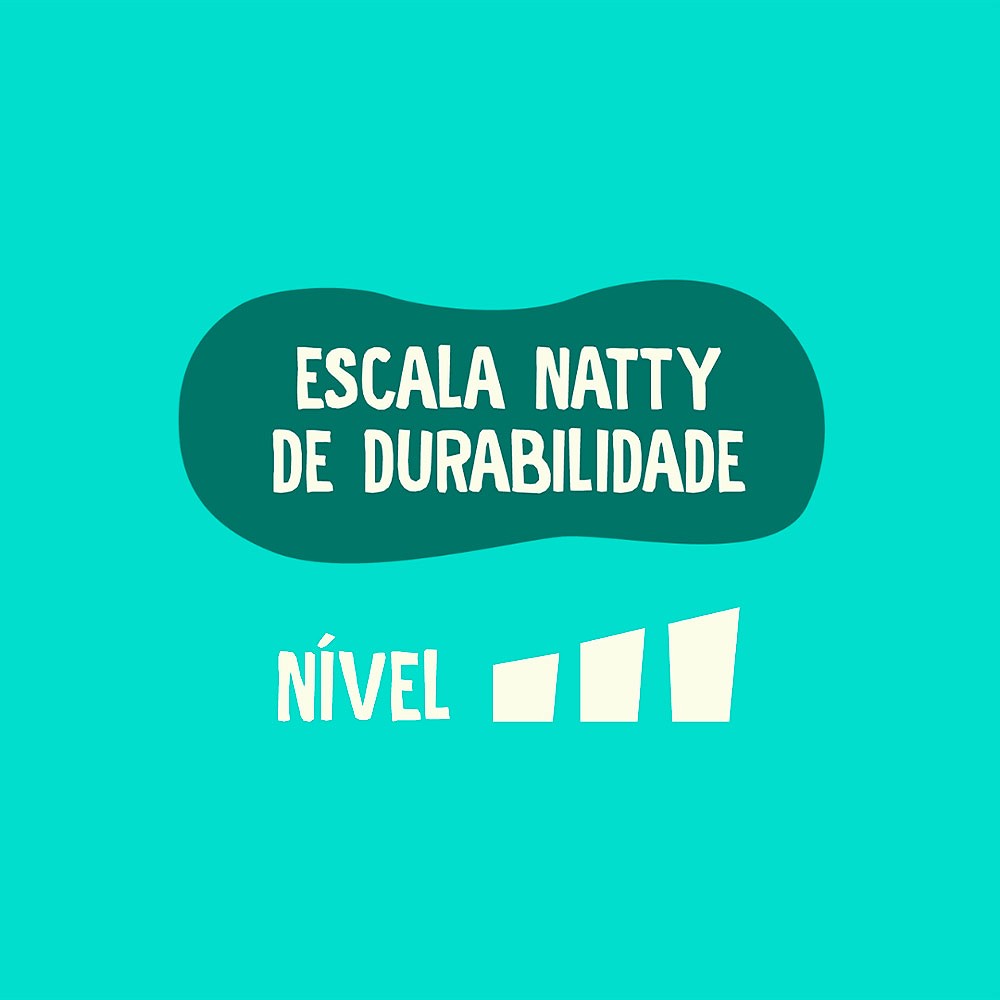 Osso Natty Chews Costela Bovina Natural para Cães - 2 Unidades