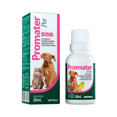 Suplemento Vitamínico para Cães e Gatos Promater Vetnil 30ml