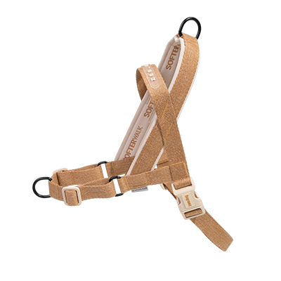 Peitoral Antipuxão SofterWalk para Cachorros Dune Naturals P