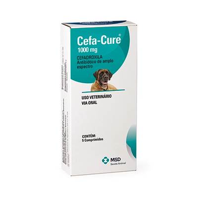 Antibiótico Cefa-Cure 1000 mg 5 comprimidos