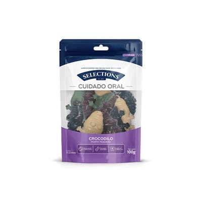 Snack Selections For Pets Crocodilo Pequeno Premium para Cães Adultos 100g