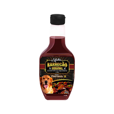 Molho para Ração Ipet BarbeCÃO Original Sabor Churrasco 250g
