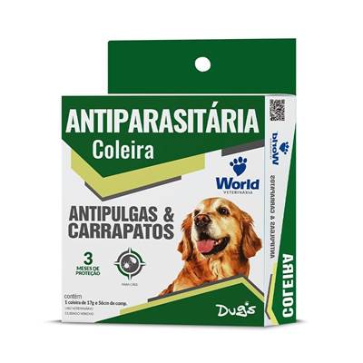 Coleira Antiparasitária Dug's para Cães 17g