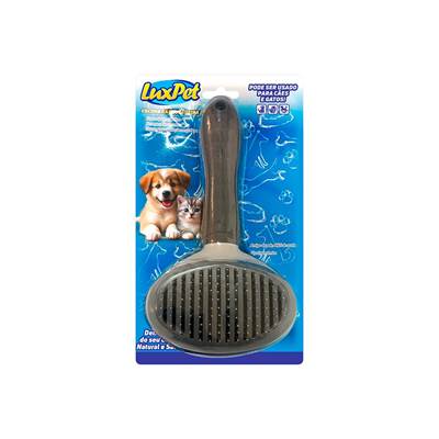 Rasqueadeira Luxpet Pelos Longos e Espessos para Cães e Gatos U