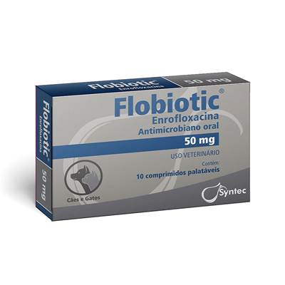Medicamento Syntec Flobiotic para Cães e Gatos 50mg