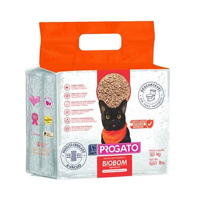 Areia Sanitária Biobom Progato 3kg