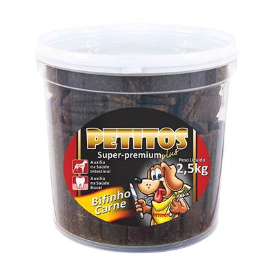Snack Petitos Bifinho de Carne para Cães 