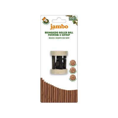 Brinquedo Jambo Roller Ball Matatabi e Catnip para Gatos U