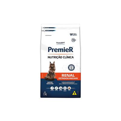 Ração Premier Nutrição Clínica Renal Estágios Iniciais para Gatos 1,5kg