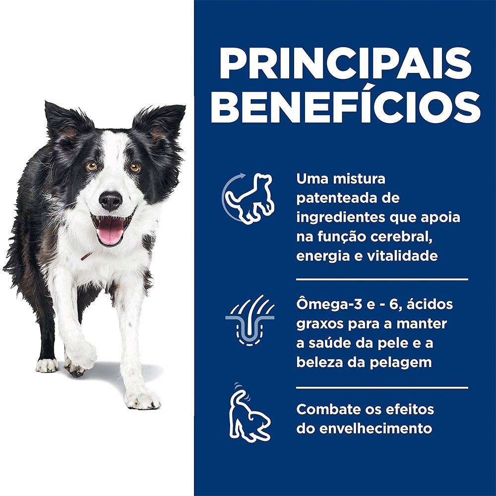 Ração Hill's Science Diet Vitalidade Sênior para Cães Idosos sabor Frango