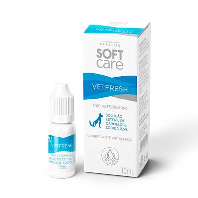 Colírio Soft Care Vetfresh para Cães e Gatos 10ml