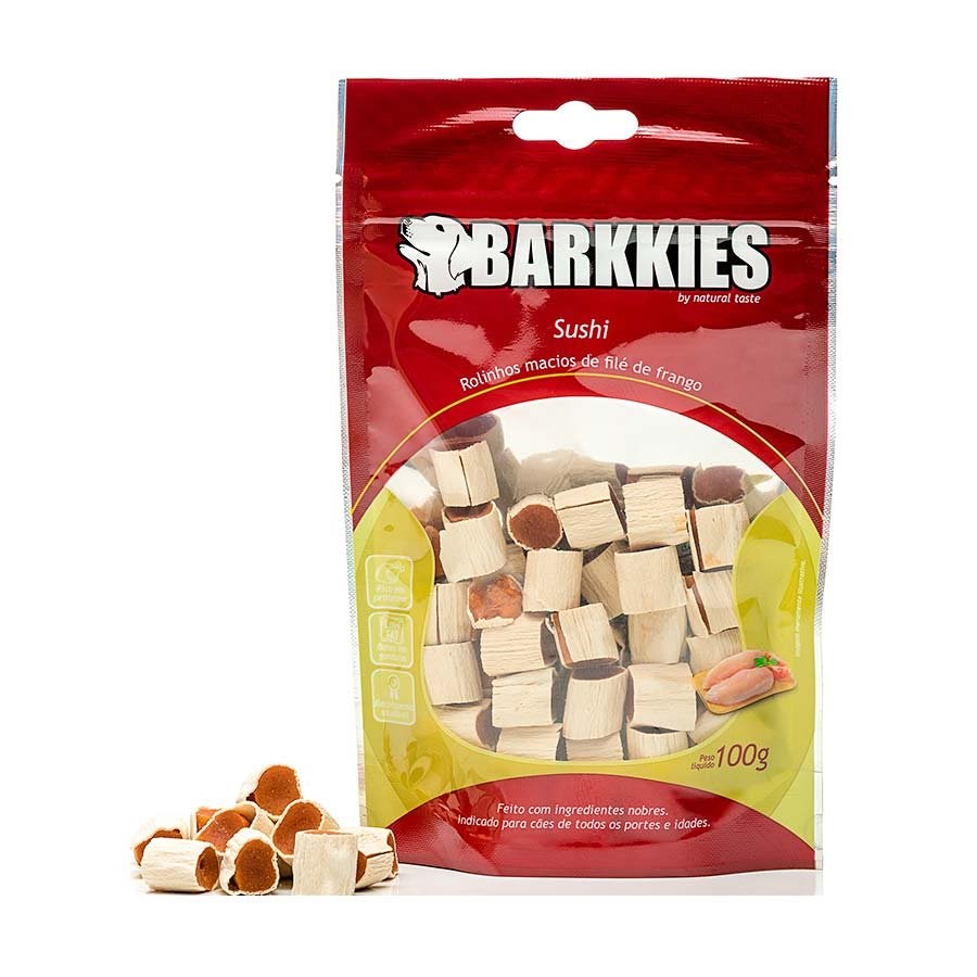 Snack Barkkies Sushi para Cães