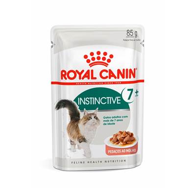 Ração Royal Canin Sachê Instinctive para Gatos acima de 7 anos 85g