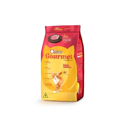 Ração Quatree Gourmet para Gatos Adultos Sabor Carne 10,1kg