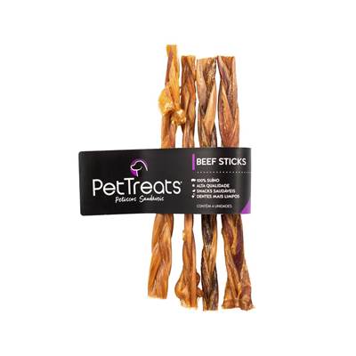 Osso PetTreats Beef Sticks para Cães 4 unidades