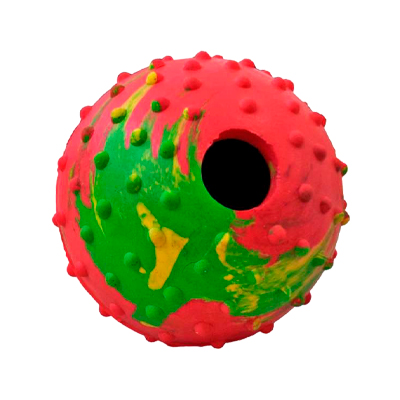 Brinquedo Chalesco para Cães Bola para Ração - Cores Sortidas 1 unidade