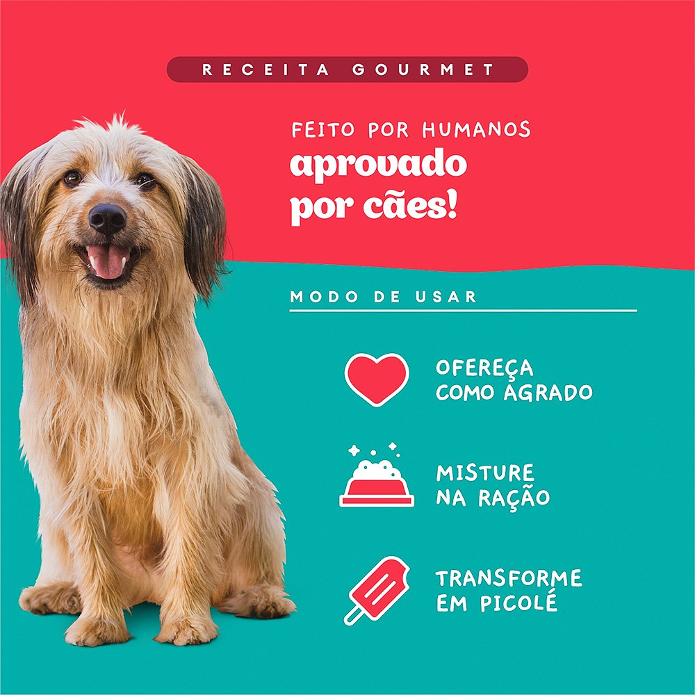 Sachê Natural Pet Delícia Ragu de Carne com Legumes para Cães
