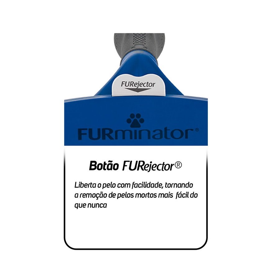 Escova New Furminator G para Cães de Pelo Longo