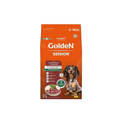 Ração Golden Fórmula para Cães Seniores Porte Pequeno sabor Carne 10,1kg