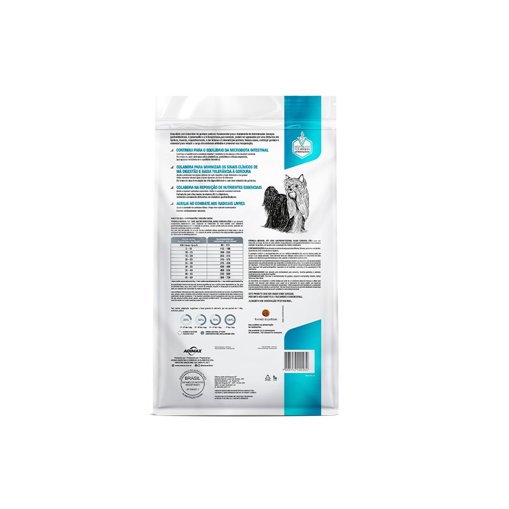 Ração Fórmula Natural Vet Care Gastrointestinal Low Fat para Cães