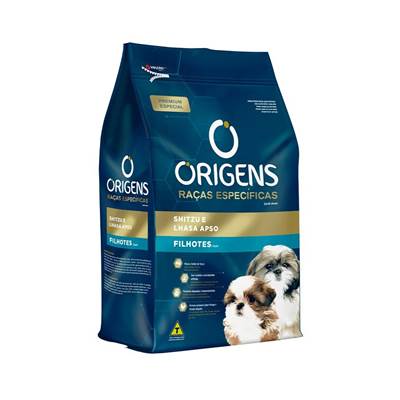 Ração Origens Raças Específicas para Shitzu e Lhasa Apso Filhotes 3kg