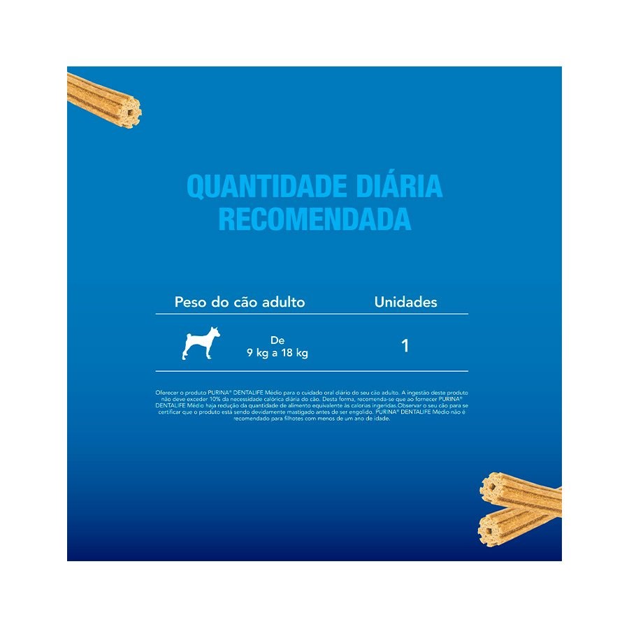 Dentalife Cães Raças Médias 