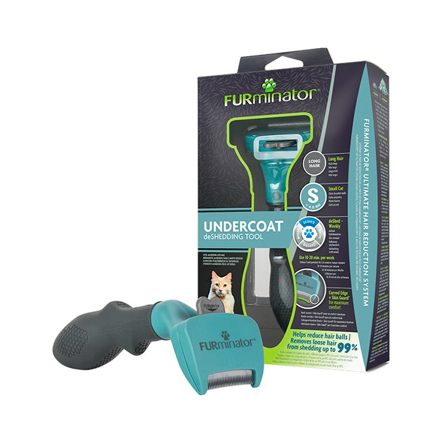Escova New Furminator P para Gatos de Pelo Longo